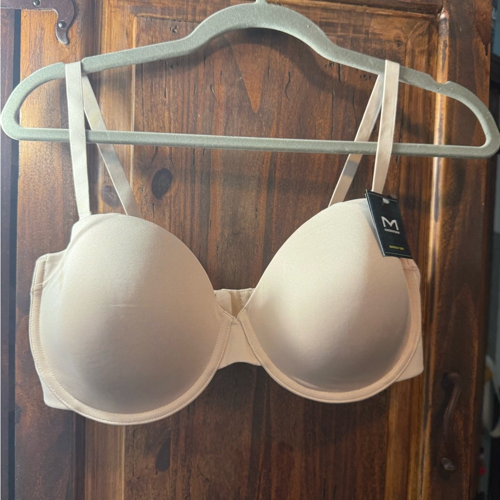 Maidenform Beige Underwire strapless convertible Bra